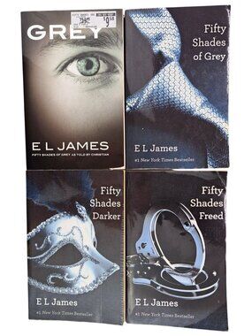 Fifty Shades Of Grey Series Paperback Books E.L. James Set Of 4 Freed Darker